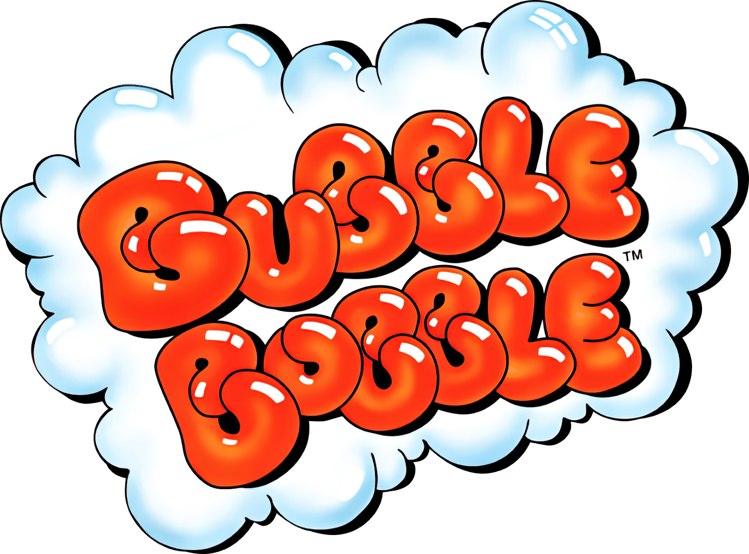 Bubble Bobble logo for Commodore 64